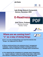 E-Readiness: ITC E-Trade Bridge Network Symposium Geneva, December 2003