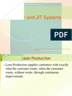 Lean and Jit Systems: Originated From: Operations Management, 8 Edition, William J Stevenson Mcgraw-Hill