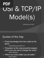 01 Hanif OSI Model and TCP IP Model