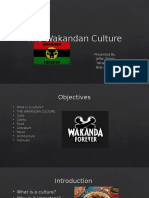 The Wakandan Culture (1)