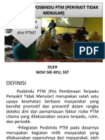 Sosialisasi Posbindu PTM Novi