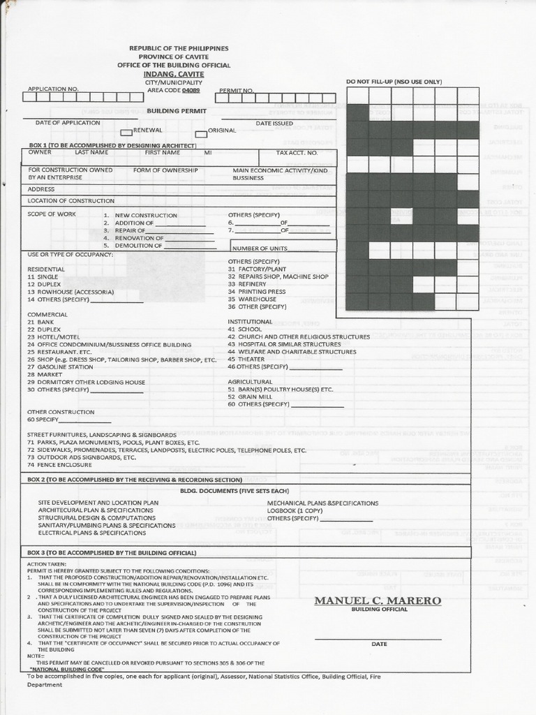 Building Permit | PDF