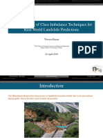 A Comparison of Class Imbalance Techniques For Real-World Landslide Predictions