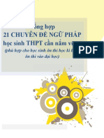 21 chuyên đề ngữ pháp tiếng anh PDF