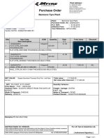 Purchase Order: Banmore Tyre Plant