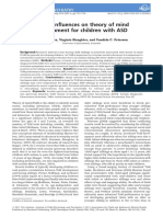 Sibling Influences On Theory of Mind Development For Children With ASD