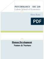 Lahore School of Economics Hirra Rana: Psychology SSC 210