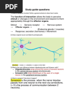 Study Guide Questions