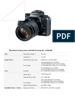 Spesifikasi Kamera Dan Printer