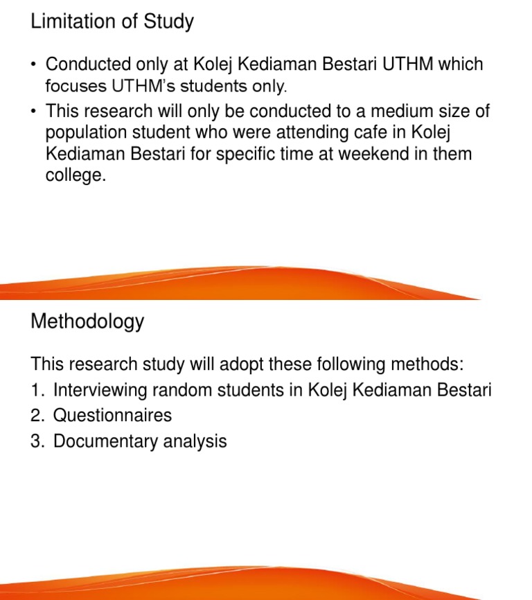 Limitation Of Study Pdf