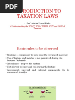 1 - Introduction To Taxation Laws