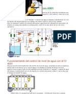 Control de nivel de agua con transistor y relé (Electronivel