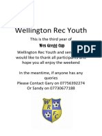 Wellington Rec Youth