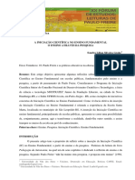 A Iniciação Científica No Ensino Fundamental o Ensino Através Da Pesquisa