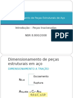 04 - Dimensionamento de Pecas Estruturais de Aco - Introducao - Pecas Tracionadas