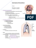 Clinical Aspects of Pneumothorax