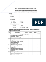 Kuesioner Dukungan Keluarga