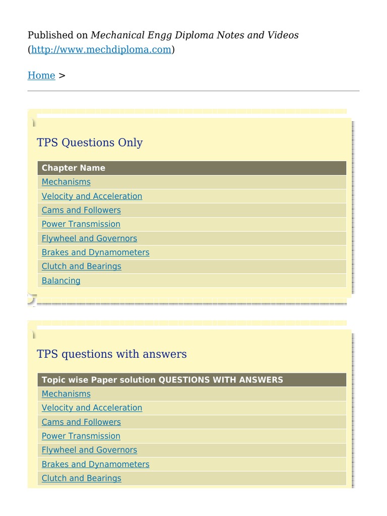 MECHANICAL ENGINEERING DIPLOMA NOTES PDF intelligence overview
