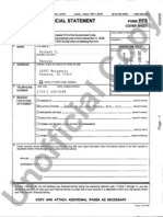 Michael Parrott Personal Financial Statement 2009