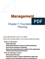 Management: Chapter 7: Foundations of Planning