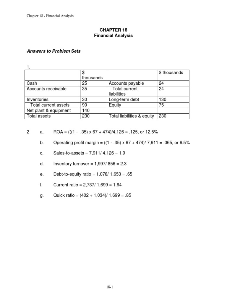 Financial Analysis Techniques and Metrics | PDF | Equity (Finance) | Debt