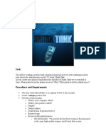 Shark Tank Project