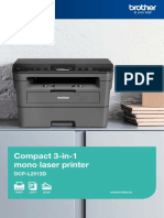 Compact 3-In-1 Mono Laser Printer: DCP-L2512D