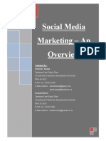 Social Media Marketing - An: Submitted By
