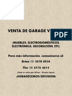 Libro Vitrual Venta de Garage