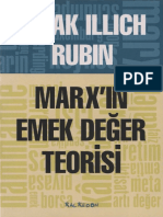 Isaak Illıch Rubin Marx'ın Değer Teorisi Kalkedon Yayınları PDF