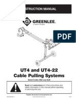 UT4 and UT4-22 Cable Pulling Systems: Instruction Manual