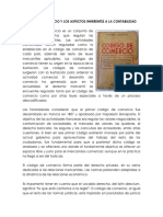 Codigo de Comercio y Los Aspectos Inherentes A La Contabilidad