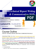 Technical Report Writing & Communication Skills: English Grammar