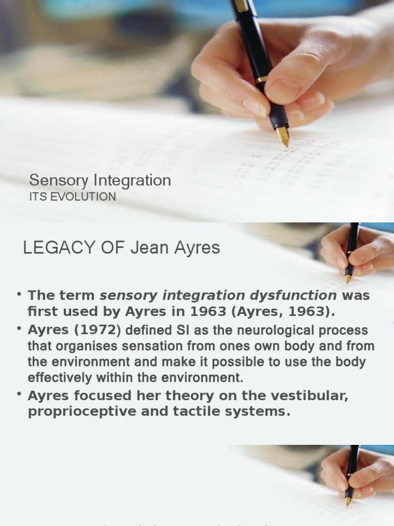 Sensory Integration Its Evolution PDF Sensory Processing Disorder