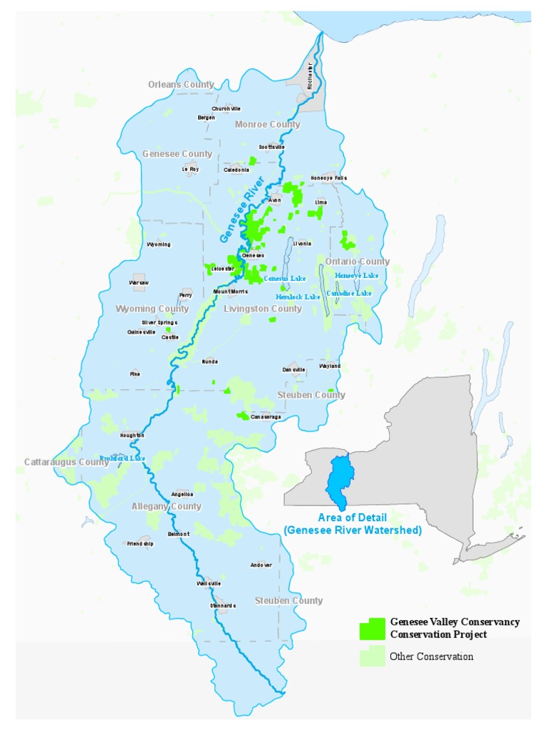 Genesee Valley 100 Map