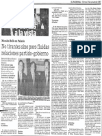 Miraflores A La Vista - No Tirantes Sino Poco Fluidas Relaciones Partido Gobierno - El Nacional 30.10.1987