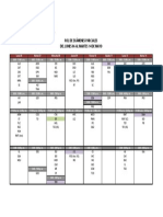 Cronograma de Exámenes Parciales 2019-I