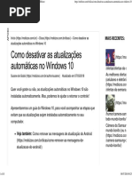 Como Desativar as Atualizações Automáticas No Windows 10 - Mobizoo