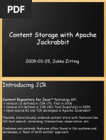 Content Storage With Apache Jackrabbit