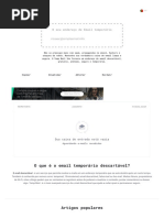 Endereço de Email Temporário Descartável – Serviço de E-mail Anônimo e Gratuito