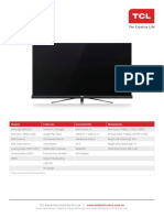 49" QUHD Android TV: TCL Electronics Australia Pty LTD