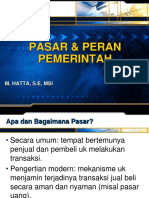 Pasar & Peran Pemerintah