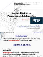 Metalografia Padrão