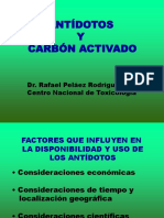 Antidotos y Carbon Activado 