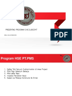 Presentasi Program HSE Mitra Kerja - PT - PMS PDF