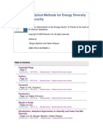 Table of Contents - Analytical Methods For Energy Diversity & Security