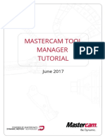 Mastercam Tool Manager Tutorial