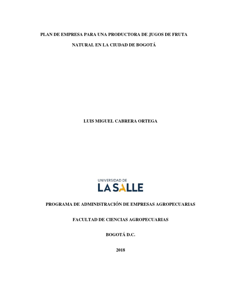 Empresa Productora Jugo Marketing Iniciativa Empresarial