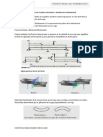 Diagrama de Fuerza Cortante y Momento Flexionante