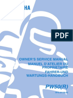 Owner'S Service Manual Manuel D'Atelier Du Proprietaire Fahrer-Und Wartungs-Handbuch